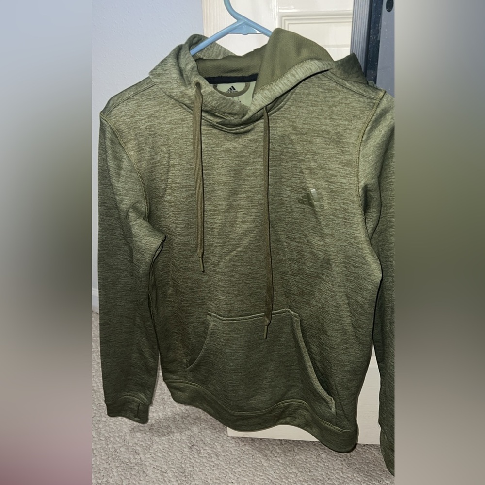 Green Adidas sweatshirt